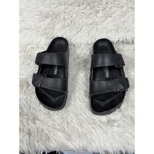 Birkenstock Arizona EVA Sandals Shoes Womens Sz 7 Black Waterproof Germany Made